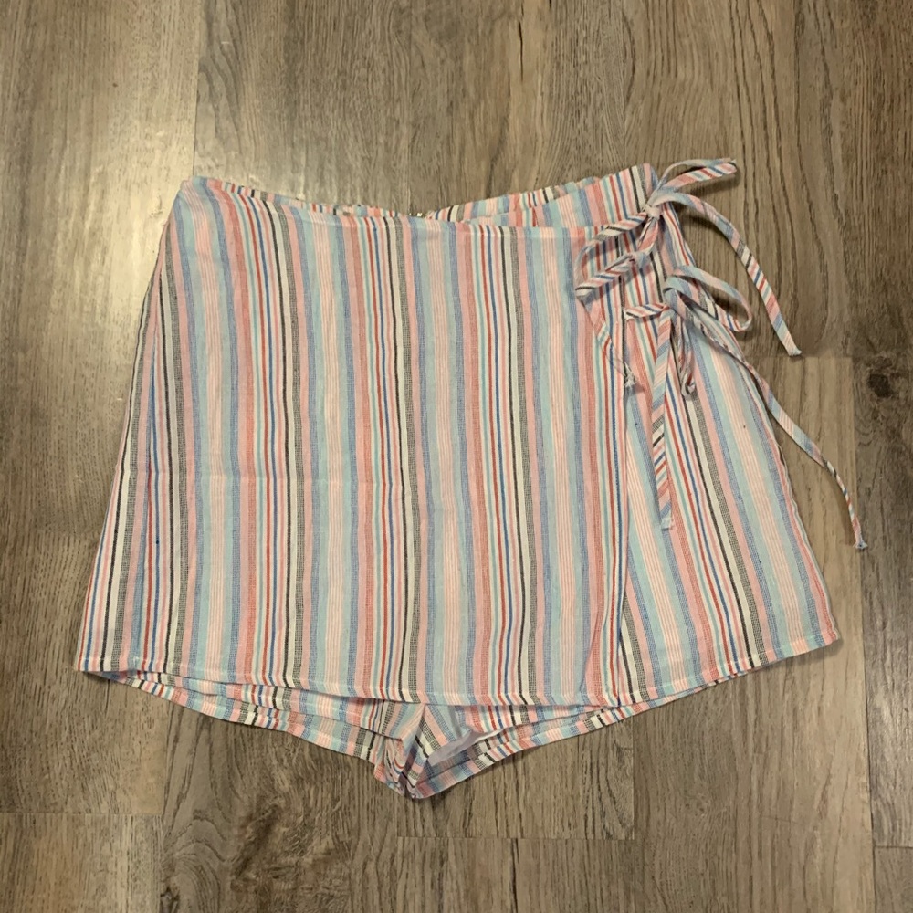 Cotton Candy L.A. Striped Skort